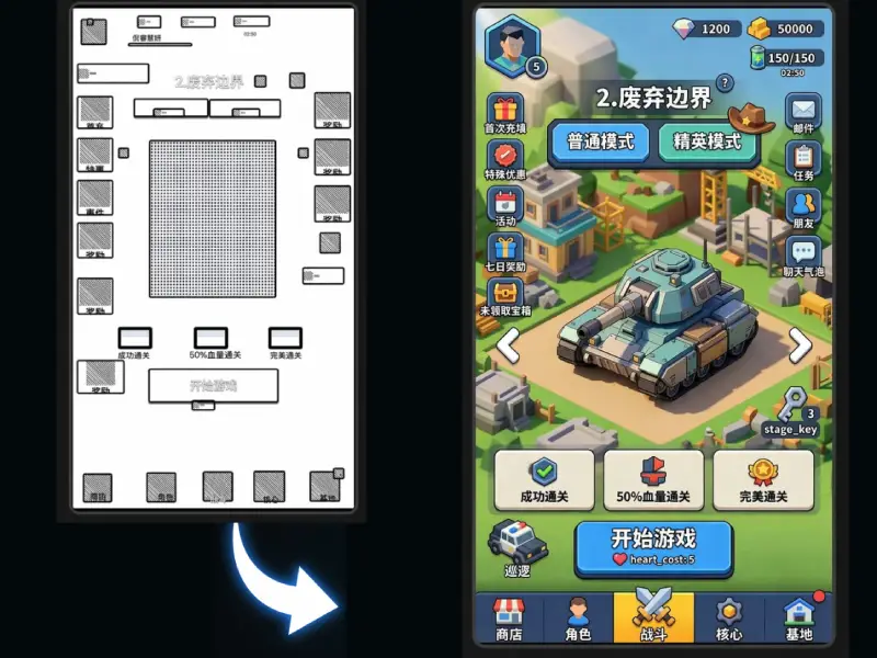 Design layouts and generate screens